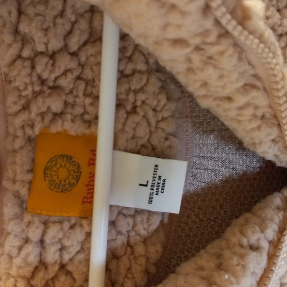 Ruby Red Sherpa Jacket 1/4 Zip - L - Picture 2 of 7